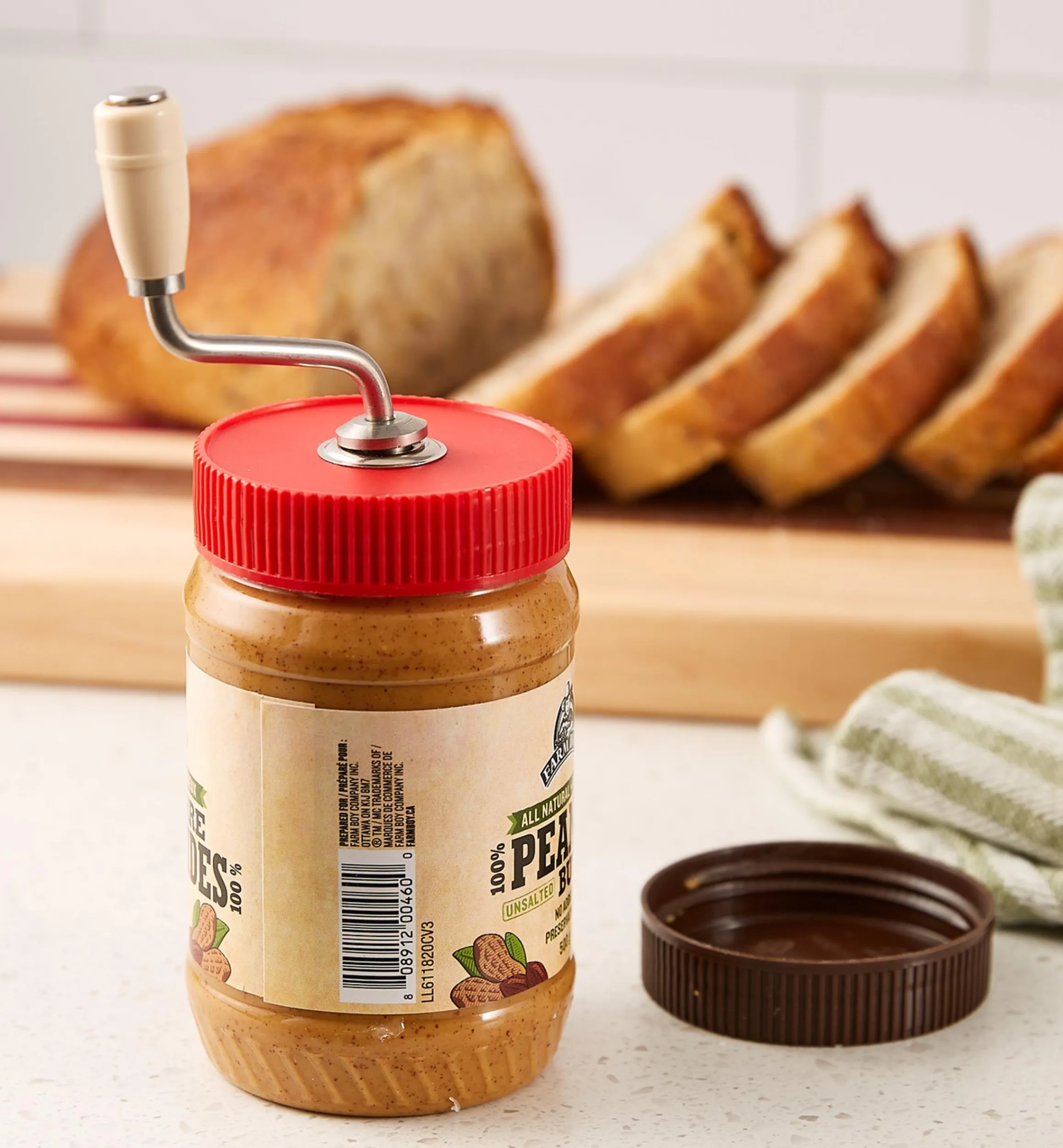 Lee Valley Mashers & Presses>Natural Nut Butter Mixer