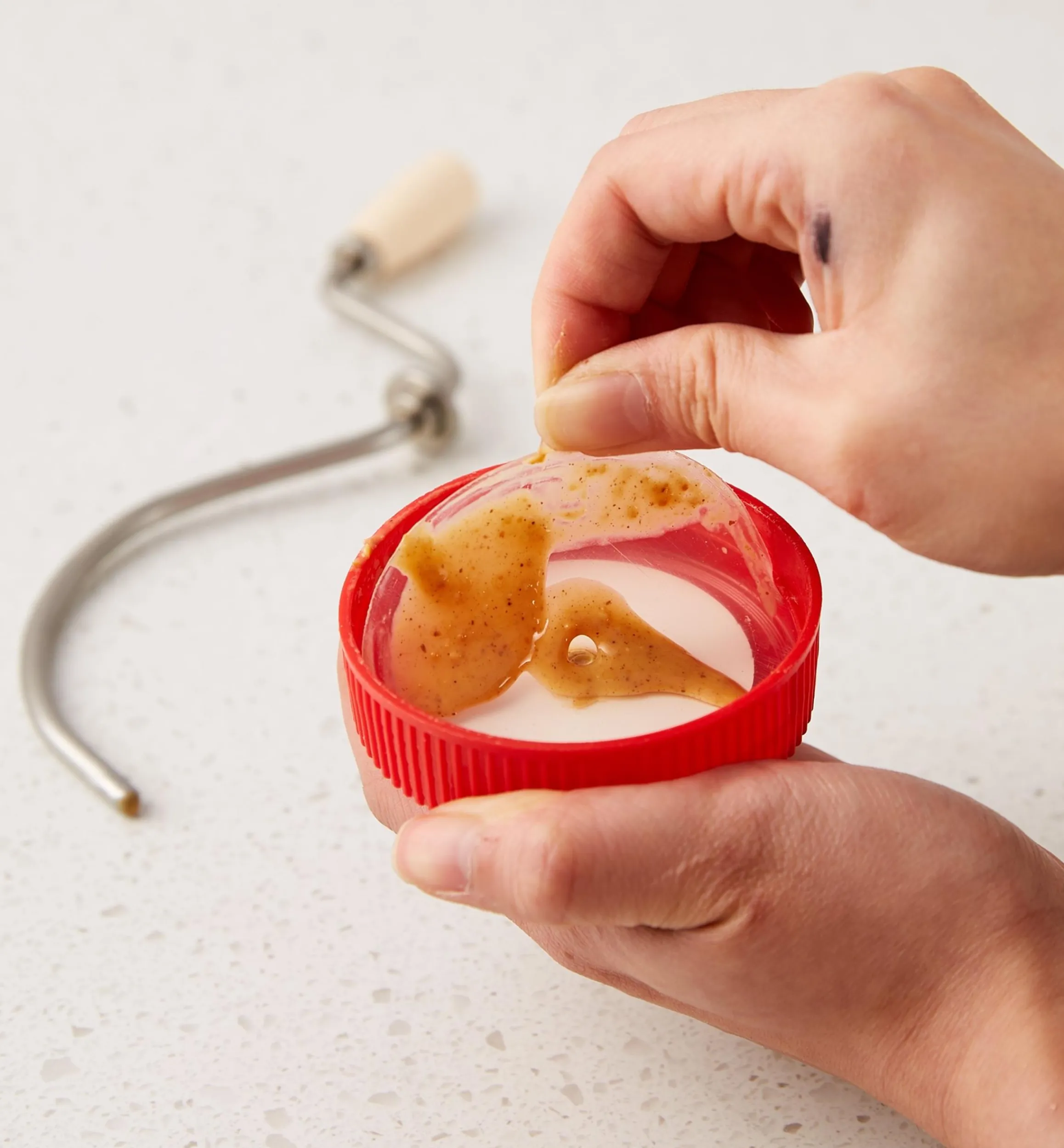 Lee Valley Mashers & Presses>Natural Nut Butter Mixer