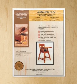 Lee Valley Plans>Noah's High Chair Plan