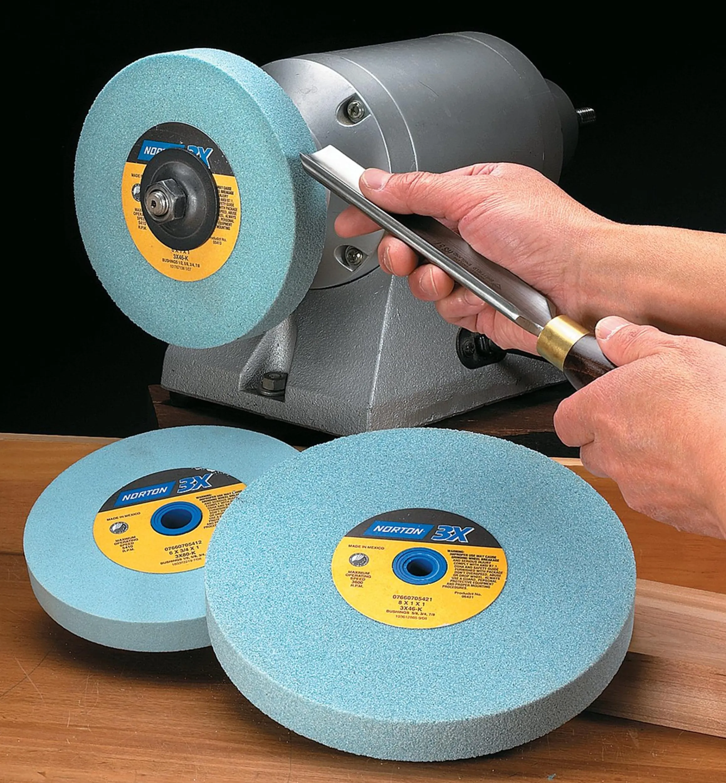 Lee Valley Sharpening>Norton 3X Grinding Wheels