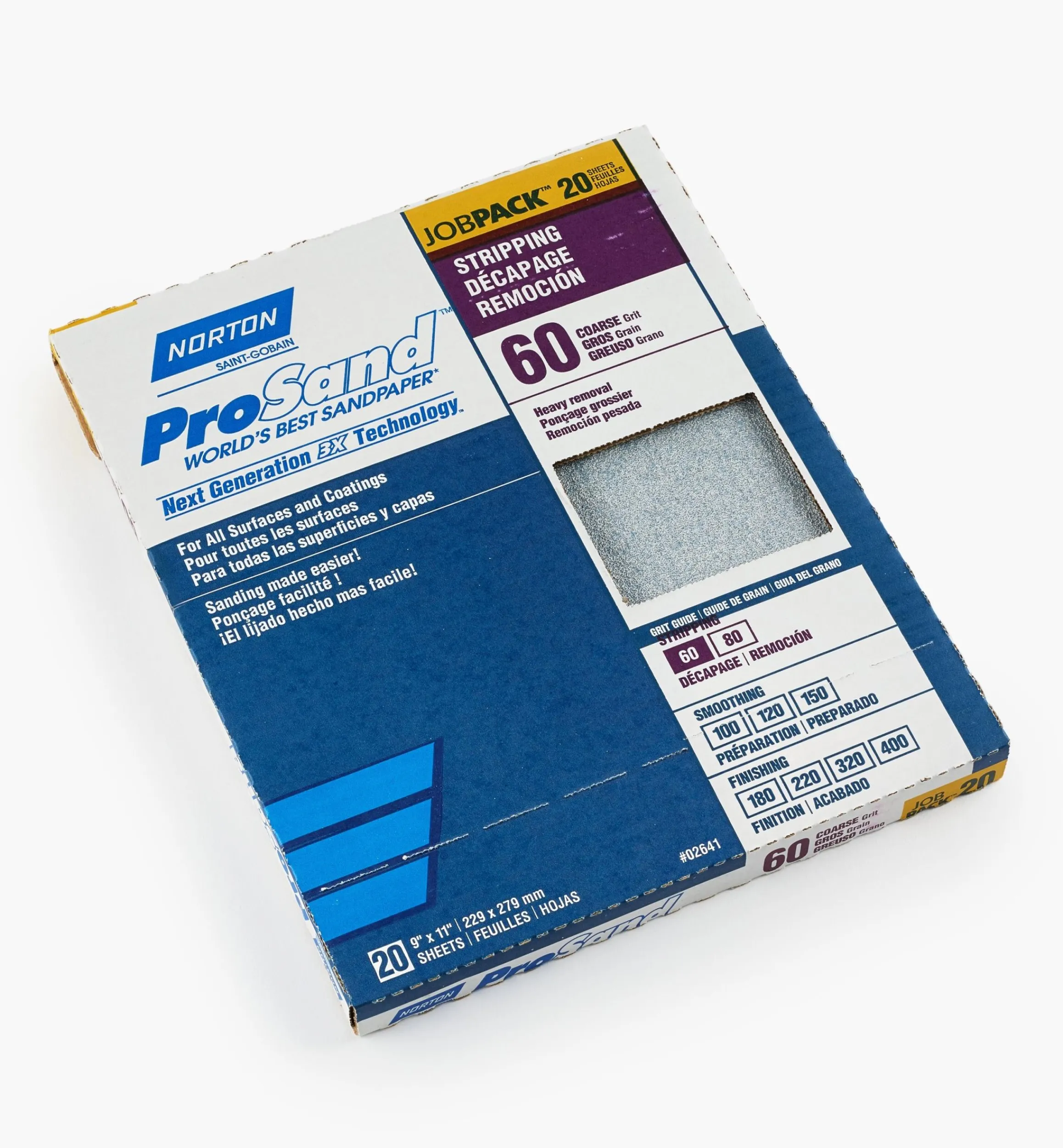 Lee Valley Supplies>Norton 3X ProSand Sandpaper