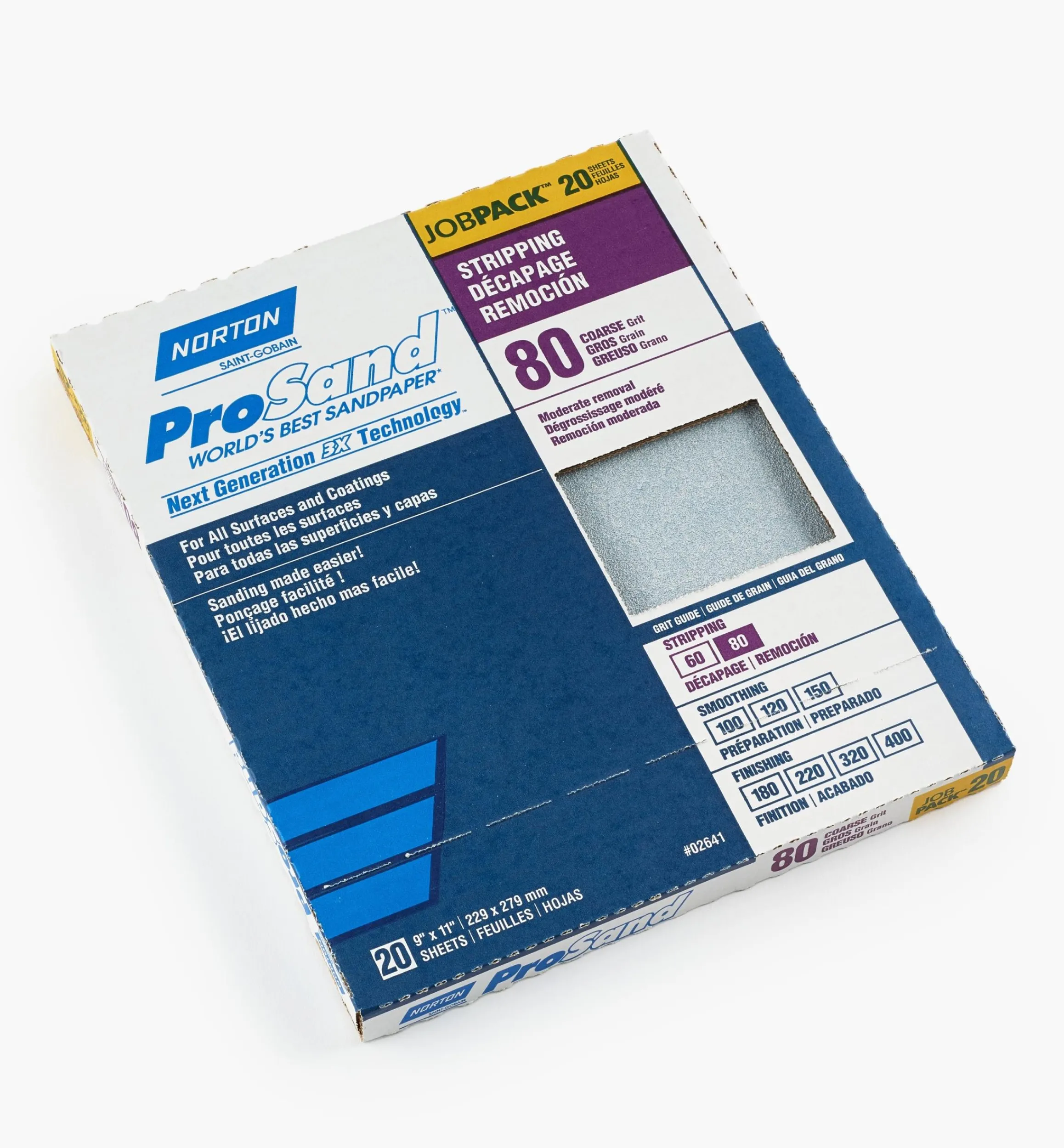 Lee Valley Supplies>Norton 3X ProSand Sandpaper