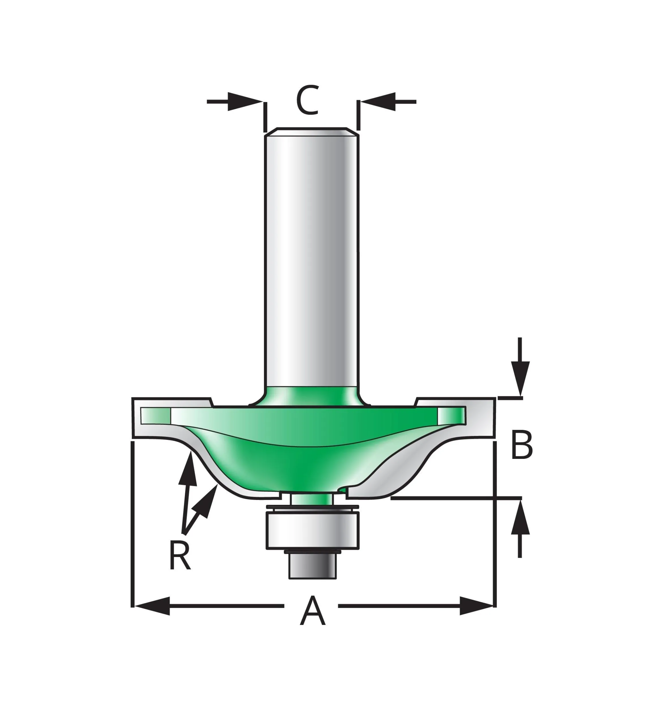 Lee Valley Routing>Ogee Raised Panel Bits