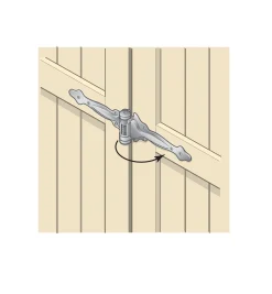 Lee Valley Outdoor Hardware>Ornamental Strap Hinges For Gates