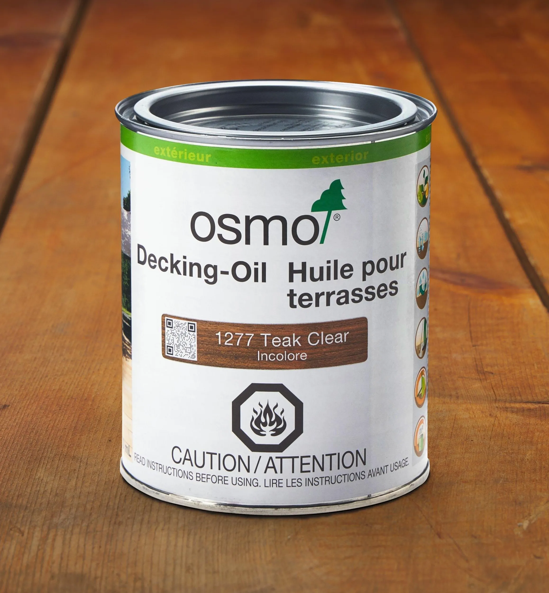 Lee Valley Supplies>Osmo Clear Decking Oil