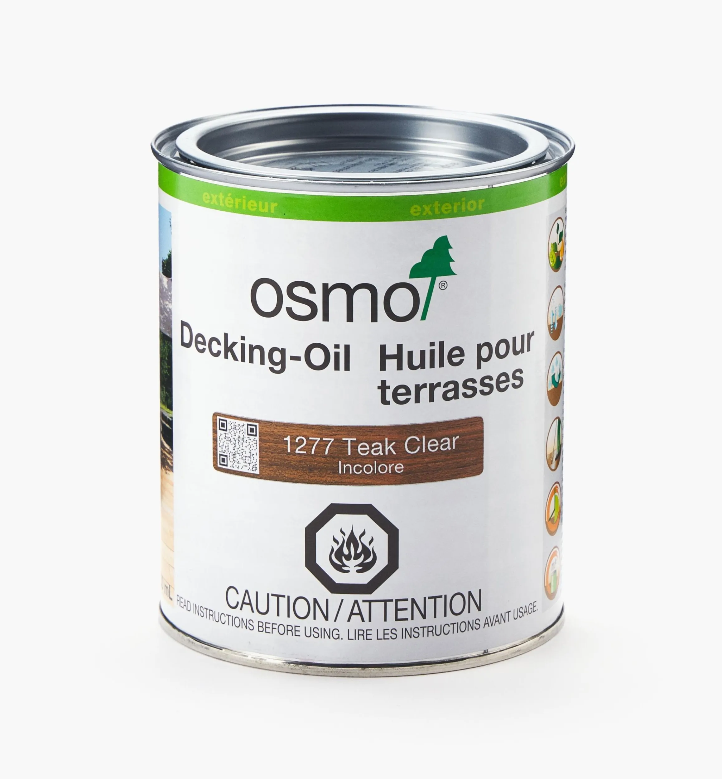 Lee Valley Supplies>Osmo Clear Decking Oil