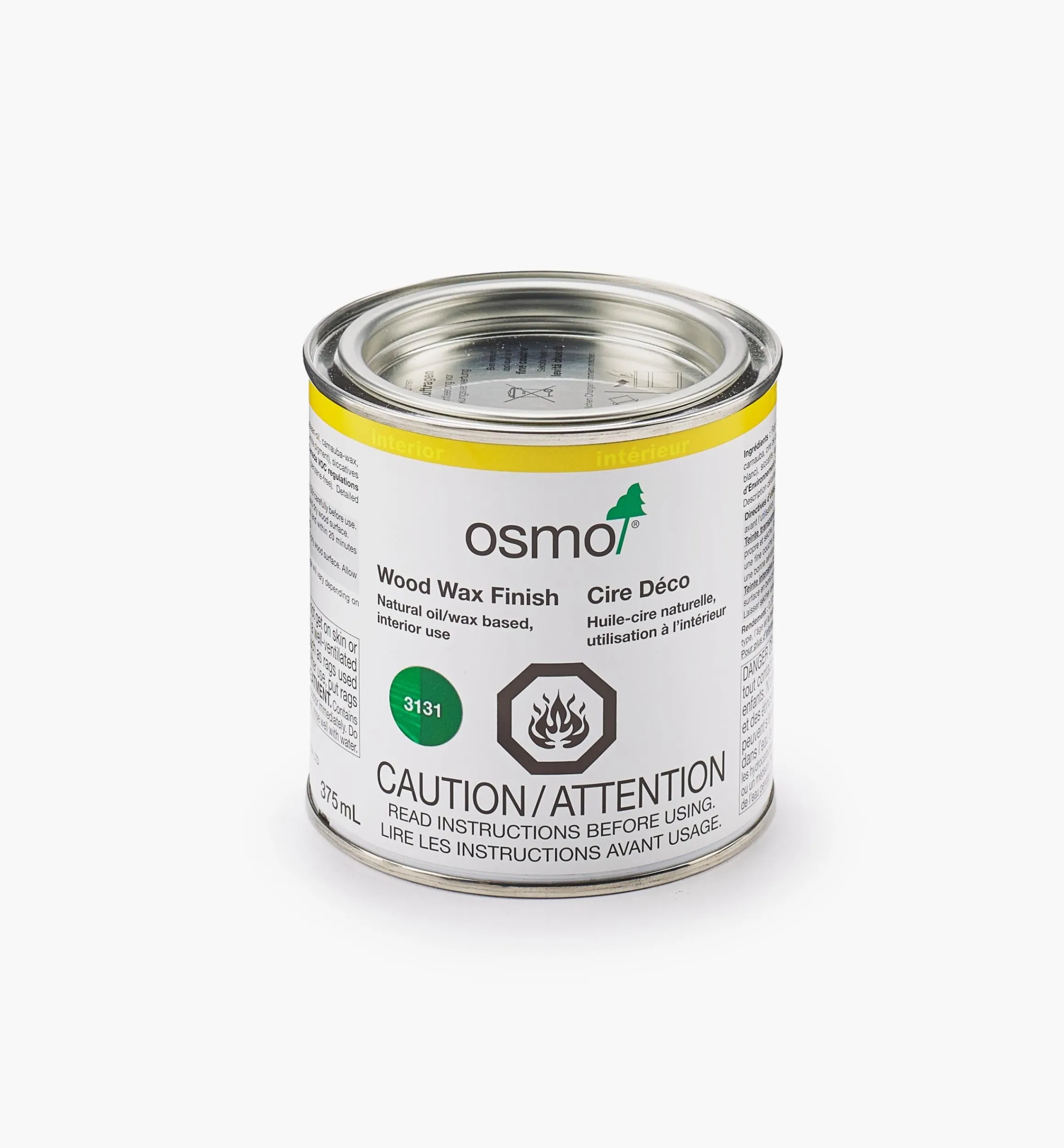 Lee Valley Supplies>Osmo Green Wood Wax Intensive Finish