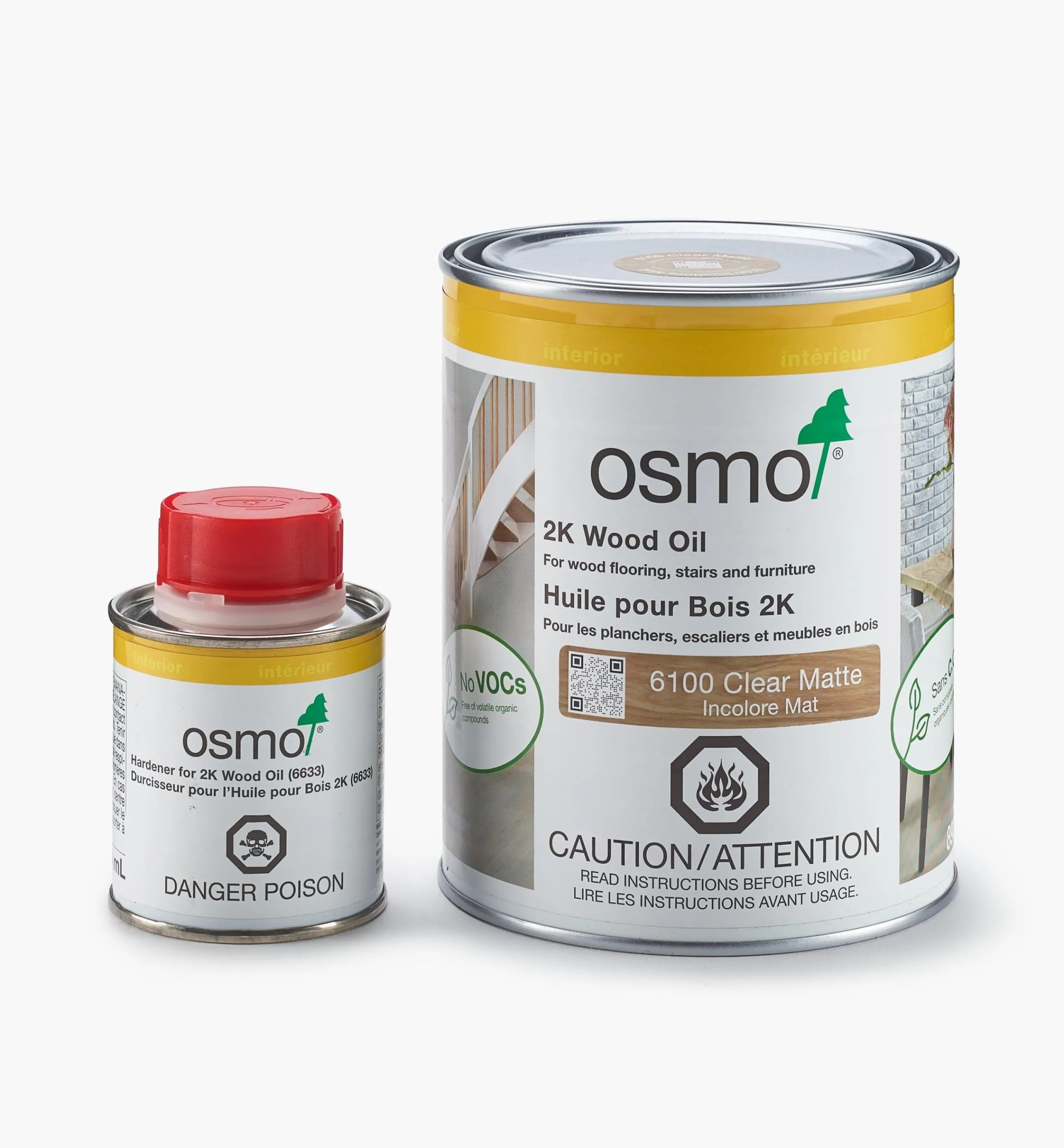 Lee Valley Supplies>Osmo 2K Clear Wood Oil