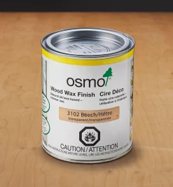 Lee Valley Supplies>Osmo Lightly Steamed Beech Wood Wax Finish