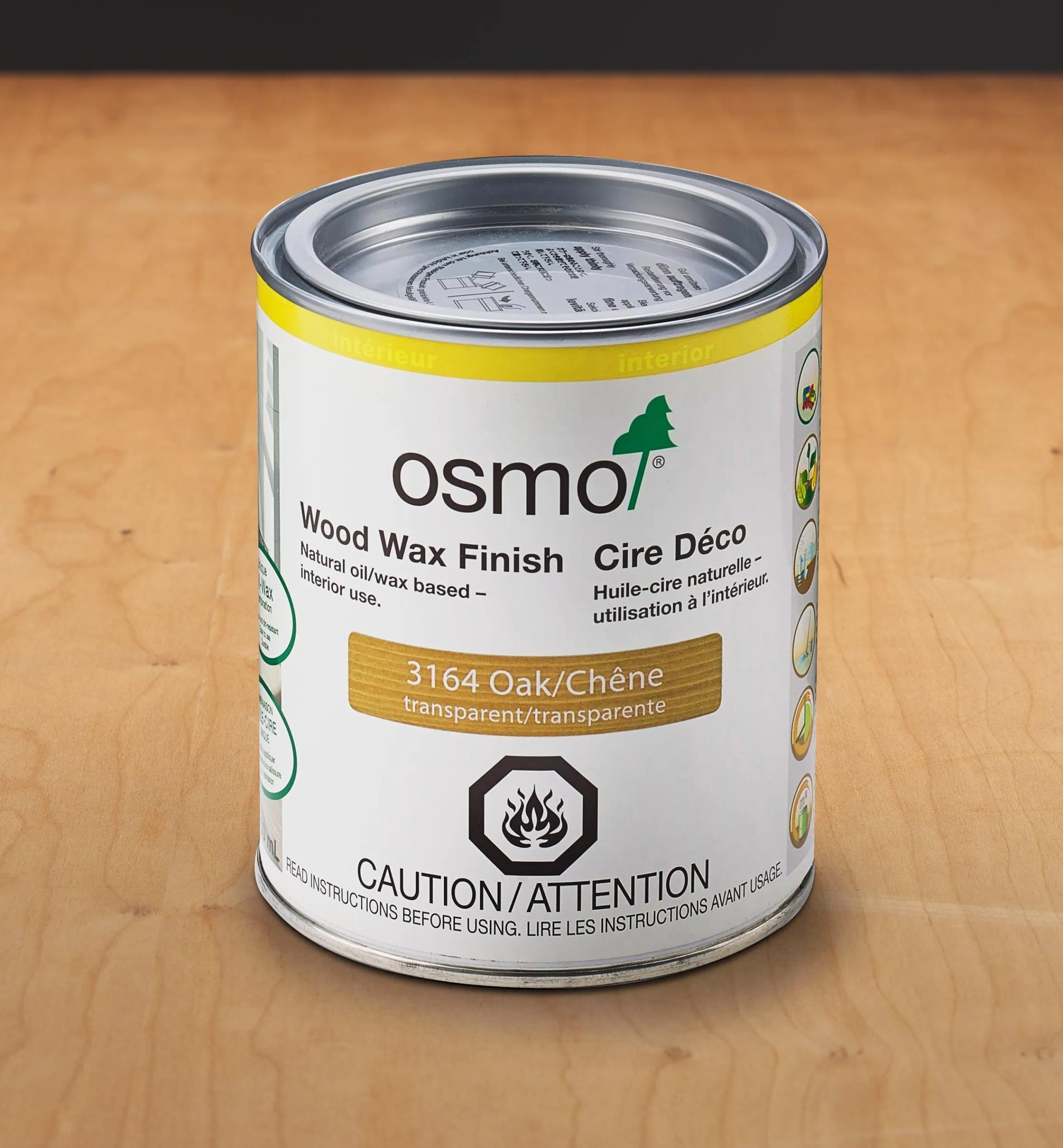 Lee Valley Supplies>Osmo Oak Wood Wax Finish