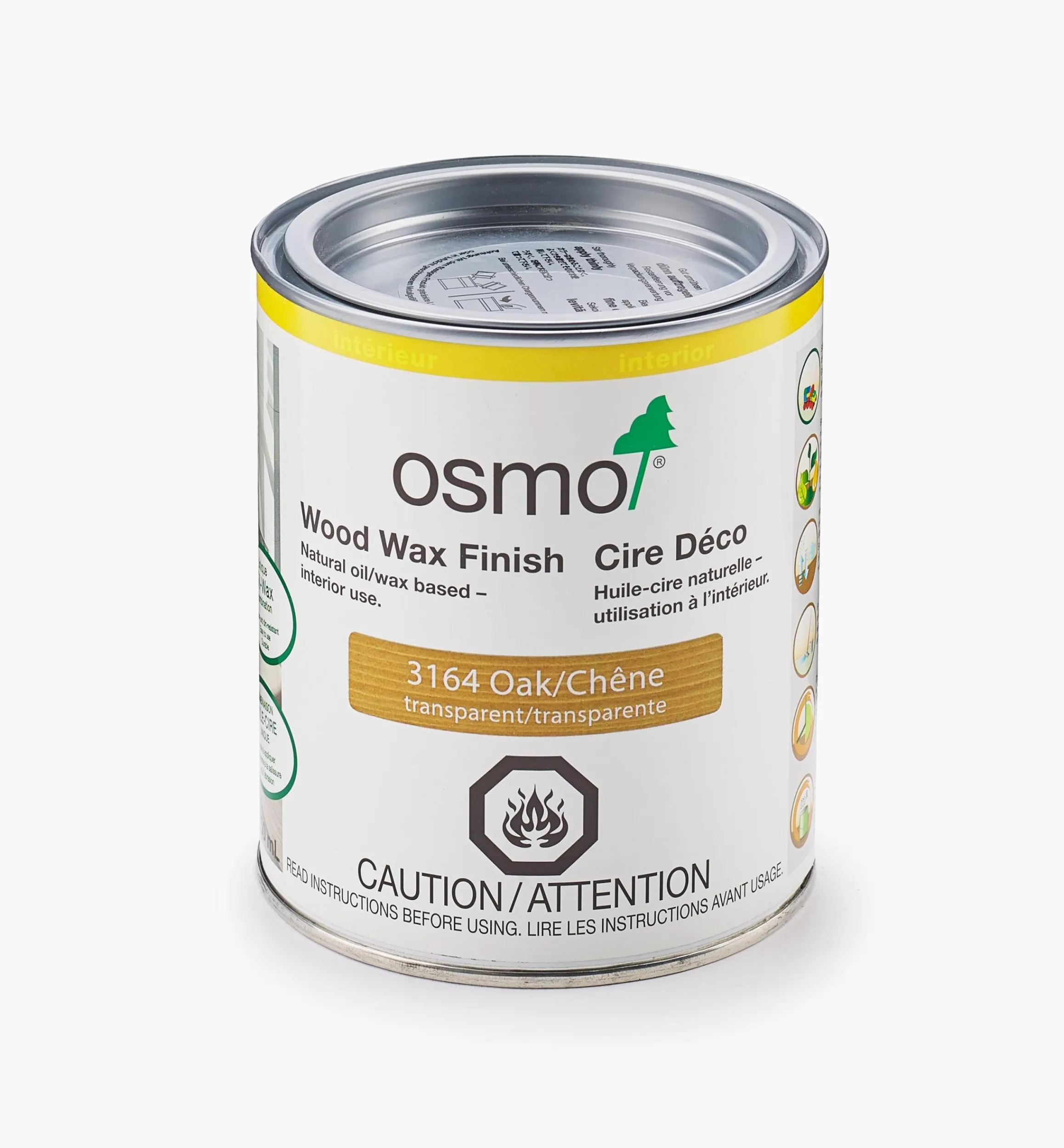 Lee Valley Supplies>Osmo Oak Wood Wax Finish