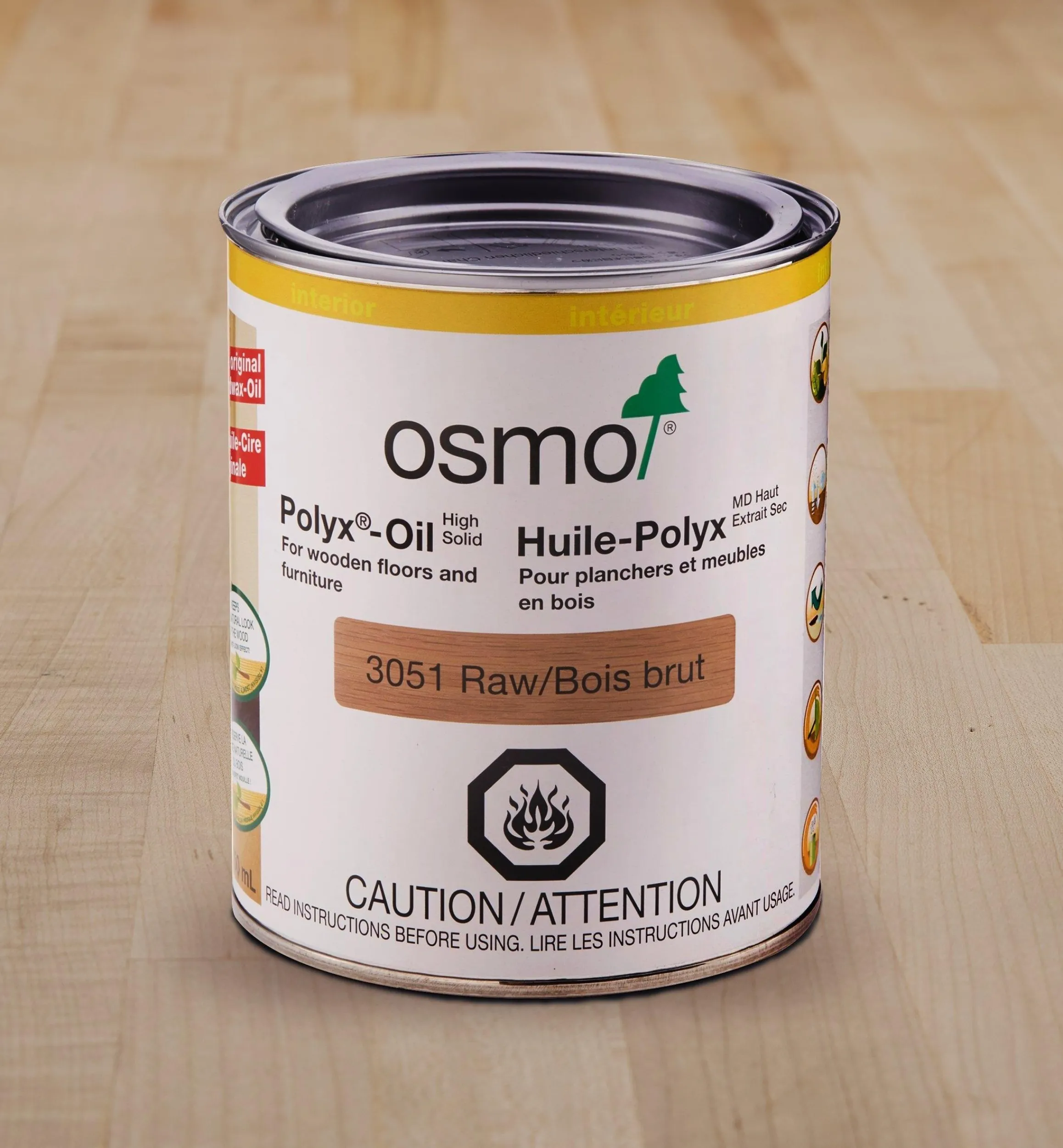 Lee Valley Supplies>Osmo Polyx Satin Pigmented Hard Wax Oil