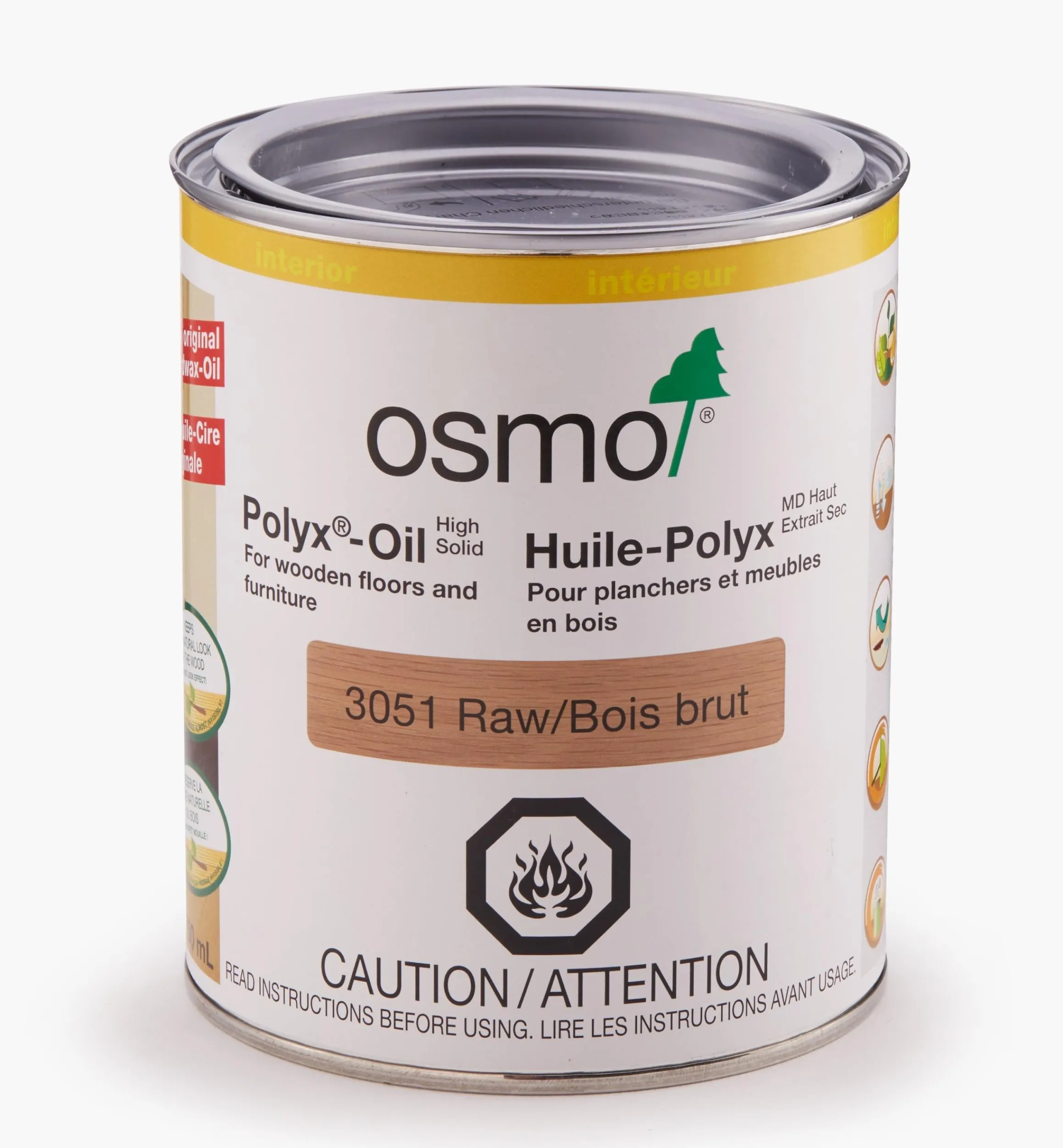 Lee Valley Supplies>Osmo Polyx Satin Pigmented Hard Wax Oil