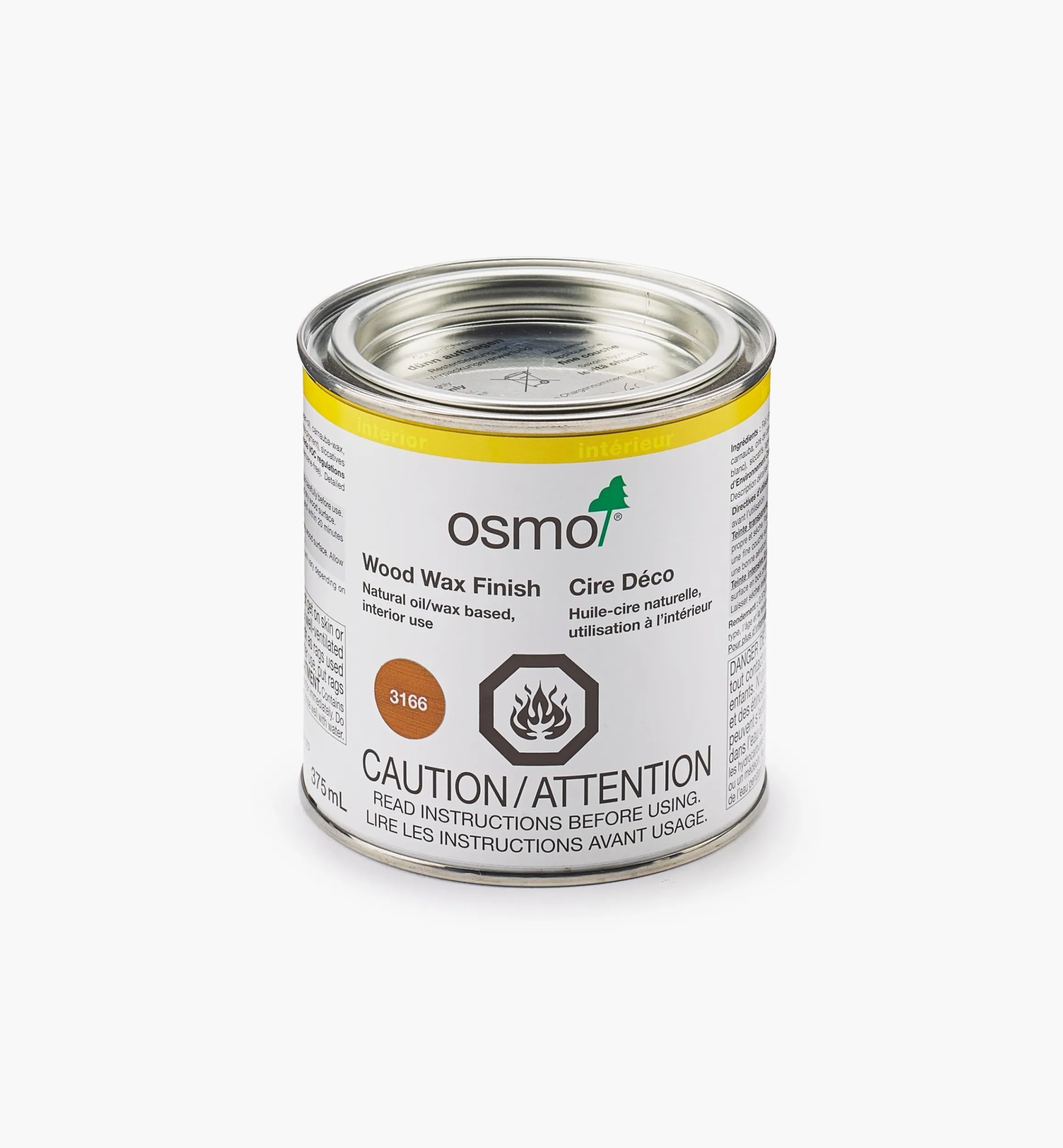 Lee Valley Supplies>Osmo Walnut Wood Wax Finish