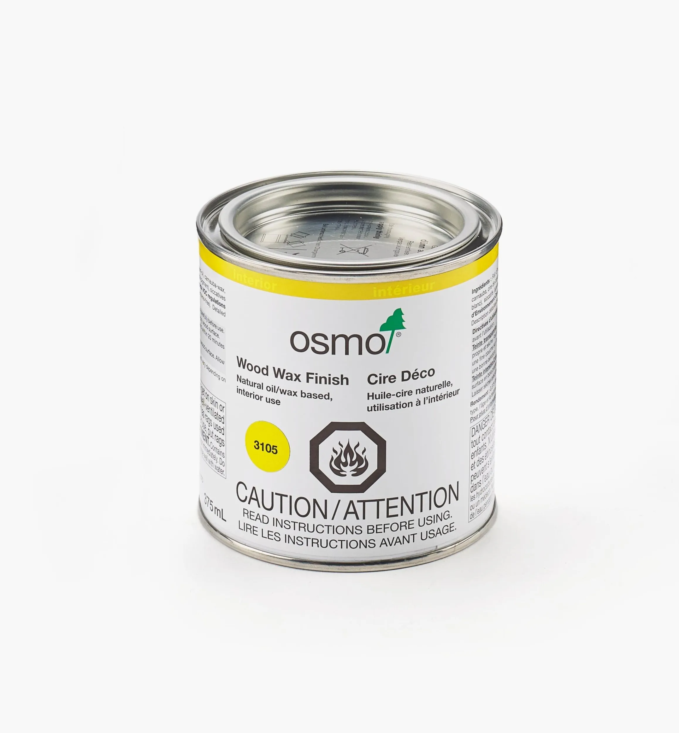 Lee Valley Supplies>Osmo Yellow Wood Wax Intensive Finish