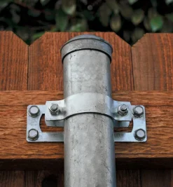 Lee Valley Outdoor Hardware>Ozco Wood-Metal Fence In-Line Bracket