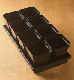 Lee Valley Seed Starting>8-Pack Of 5" Pots With Propagation Tray