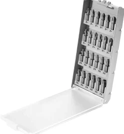 Lee Valley Power Tool Accessories>24-Pc. Festool 25mm Bit Cassette