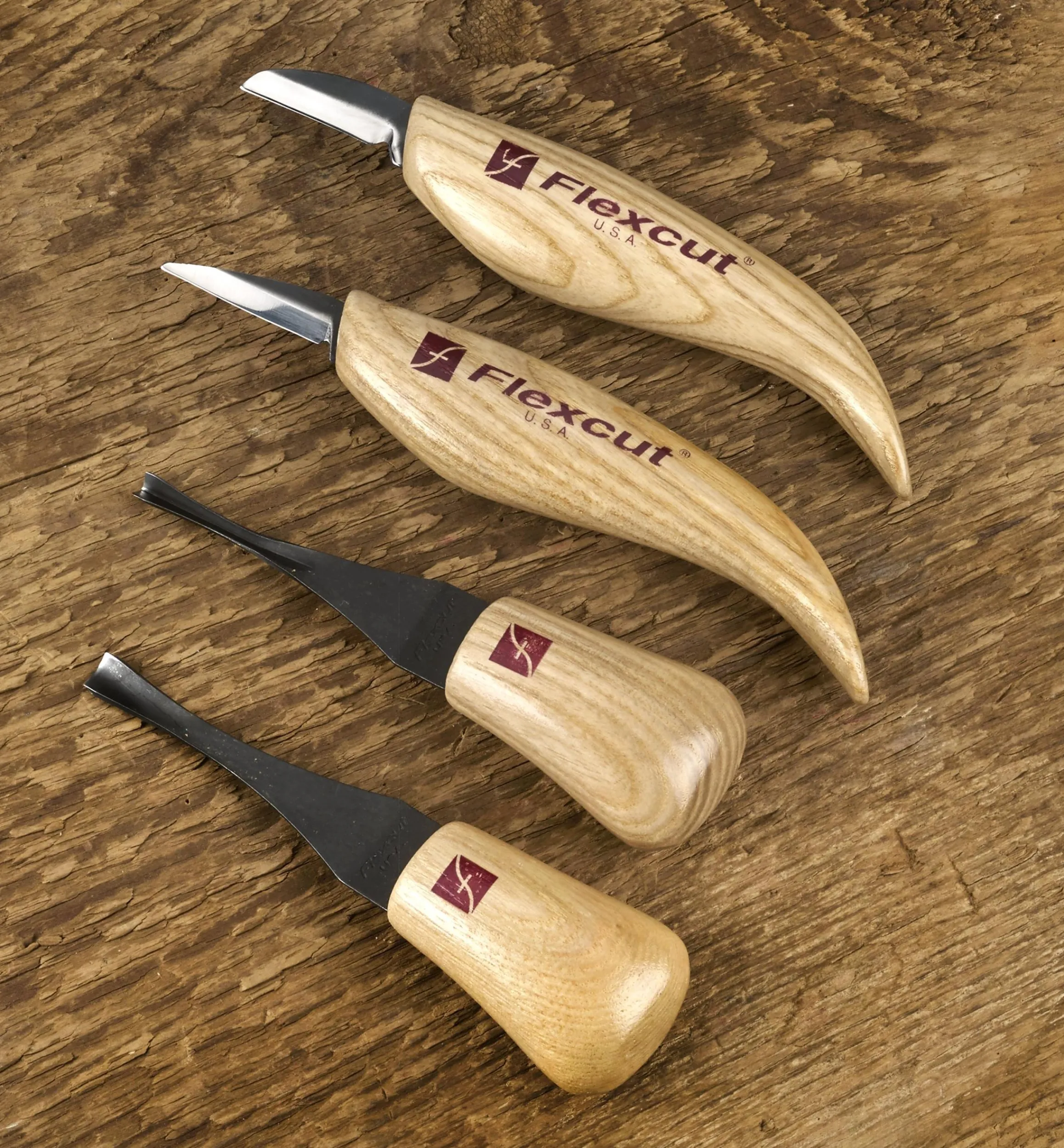 Lee Valley Hand Tools>4-Pc. Flexcut Carving Set