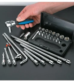 Lee Valley Hand Tools>38-Pc. Homeowner's Socket Wrench Extension Kit
