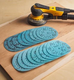 Lee Valley Supplies>18-Pc. Sample Pack Of Mirka 5" Galaxy Multifit Grip Discs