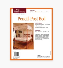 Lee Valley Plans>Pencil-Post Bed Plan