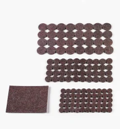 Lee Valley Bumpers & Pads>123-Piece Set Of Wool-Blend Furniture Pads