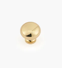 Lee Valley Knobs>Plain Classic Brass Knobs