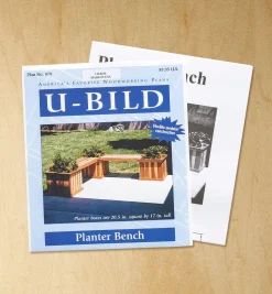 Lee Valley Plans>Planter Bench Plan