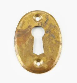 Lee Valley Escutcheons>Pressed Old Brass Escutcheons