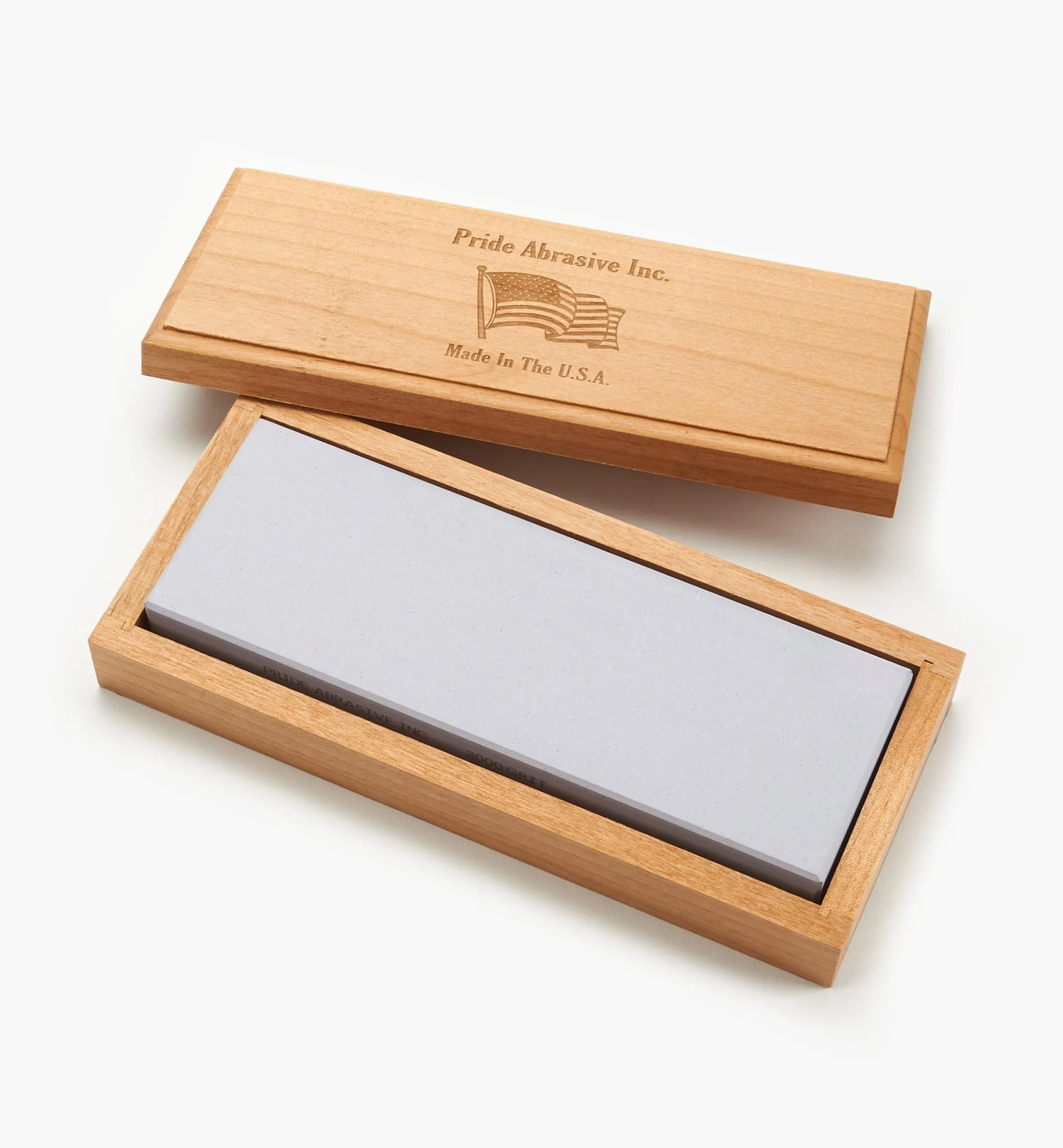 Lee Valley Sharpening>Pride Abrasive Ceramic Water Stones With Wooden Box