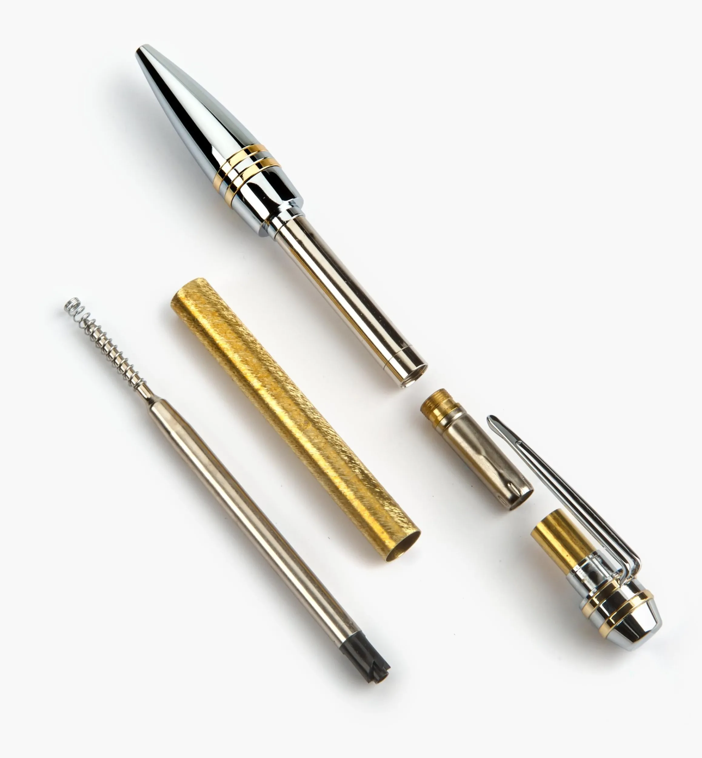 Lee Valley Project Supplies>Professional Ballpoint Twist Pen Hardware