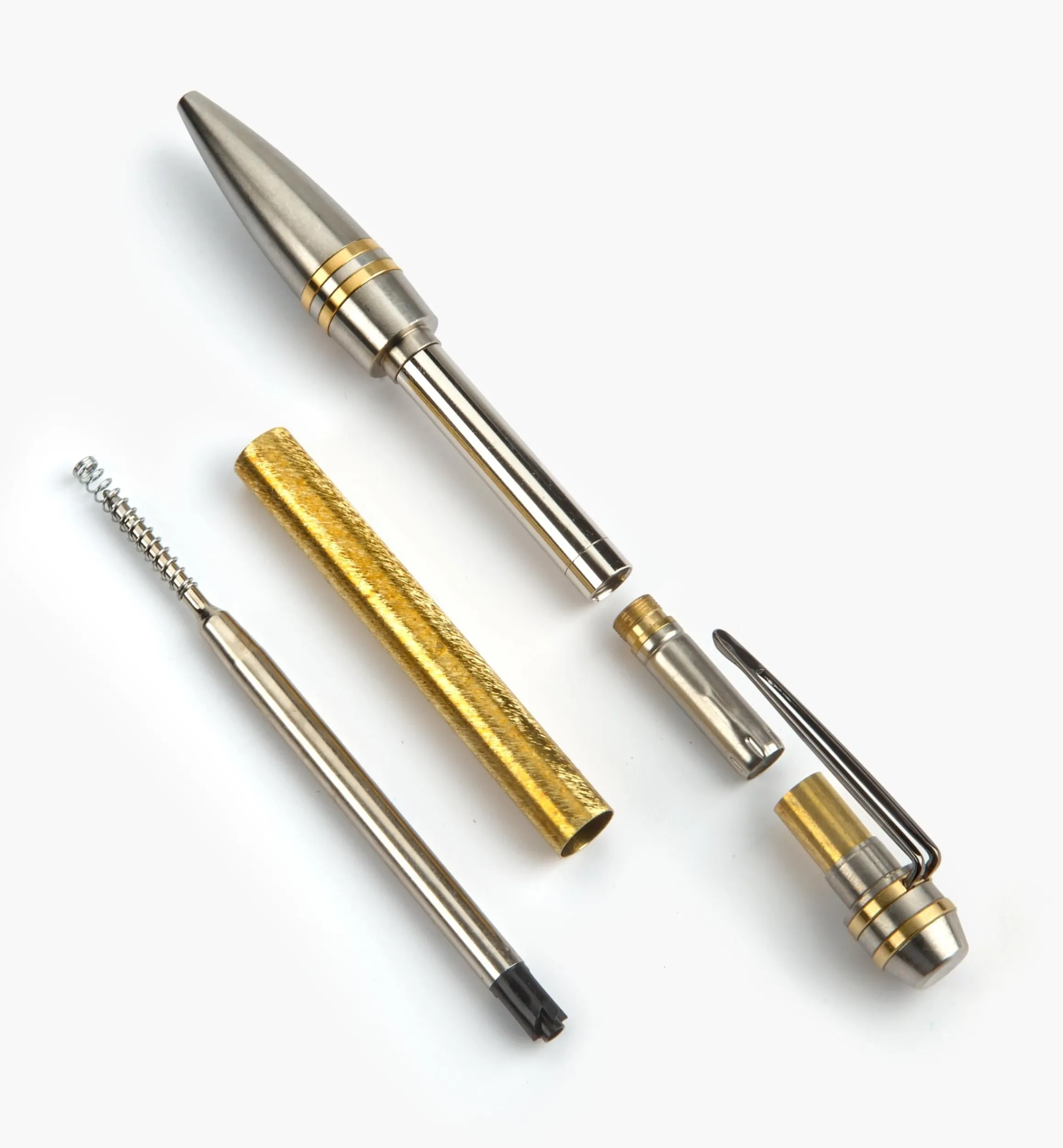 Lee Valley Project Supplies>Professional Ballpoint Twist Pen Hardware