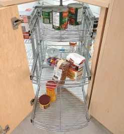Lee Valley Kitchen Hardware>Pull-Out Corner Carousel