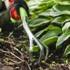 Lee Valley Weeding>Radius Ergonomic Hand Cultivator