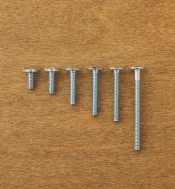 Lee Valley Fasteners>Rampa 1/4-20 Flat-Head Bolts