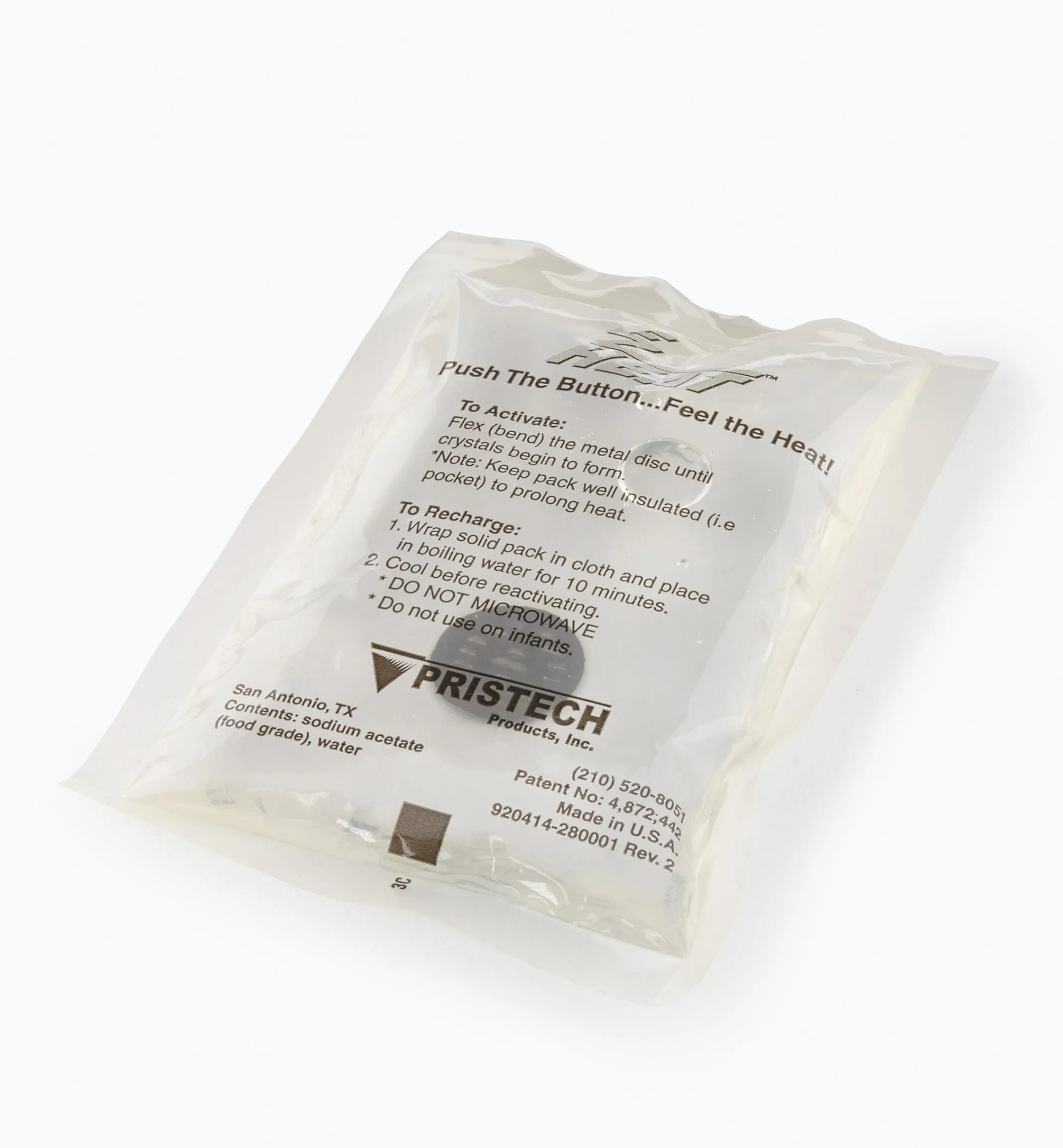 Lee Valley Outdoor Recreation>Reusable Instant Hand Warmer