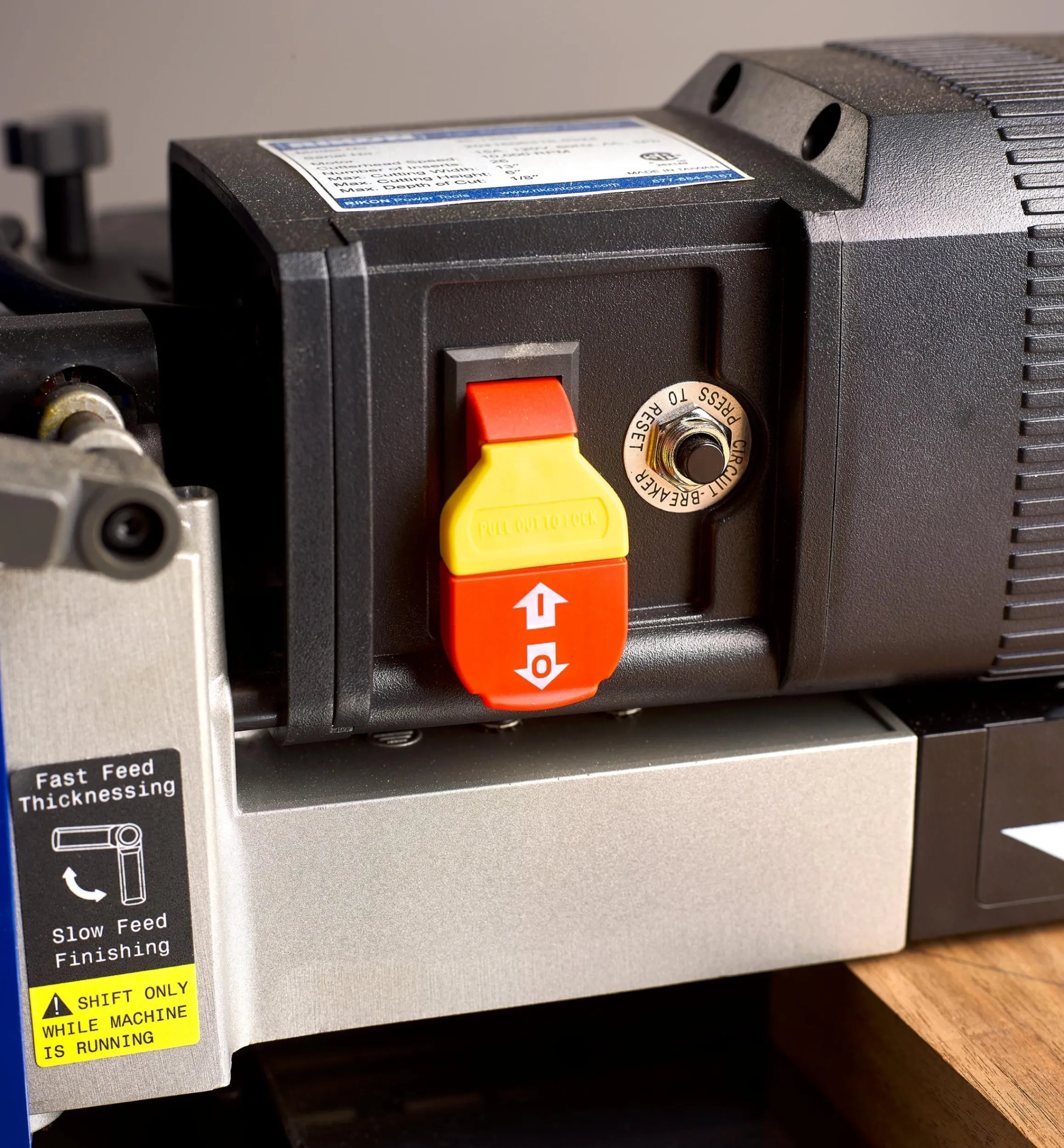 Lee Valley Power Tools>Rikon 13" Helical Planer