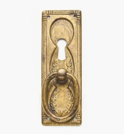 Lee Valley Pulls>Rope-Edged Vertical Plate Pulls