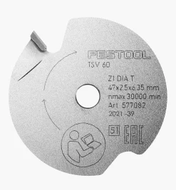 Lee Valley Power Tool Accessories>Scoring Saw Blade For Festool Plunge-Cut Saw TSV 60 K