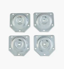 Lee Valley Table Hardware>Screw-On Leg Plates