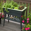 Lee Valley Container Gardening>Self-Watering Raised Planter