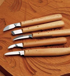 Lee Valley Hand Tools>Set Of 5 German Chip Carving Knives