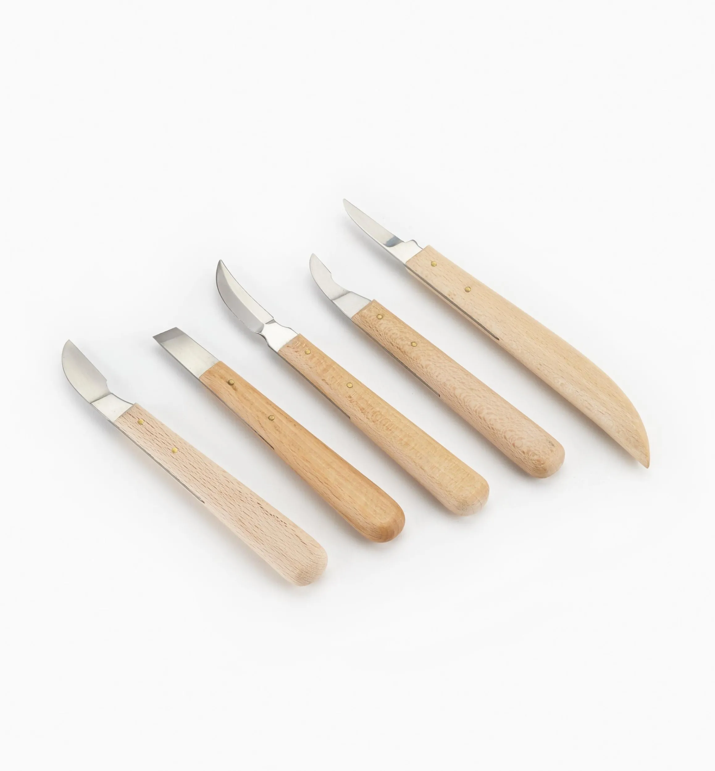 Lee Valley Hand Tools>Set Of 5 German Chip Carving Knives
