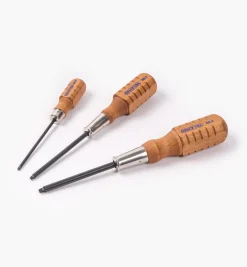 Lee Valley Screwdrivers>Set Of 3 Grace USA Gunsmith-Style Square-Recess Screwdrivers
