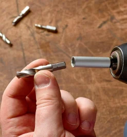 Lee Valley Power Tool Accessories>Set Of 6 HSS Stubby Twist Bits