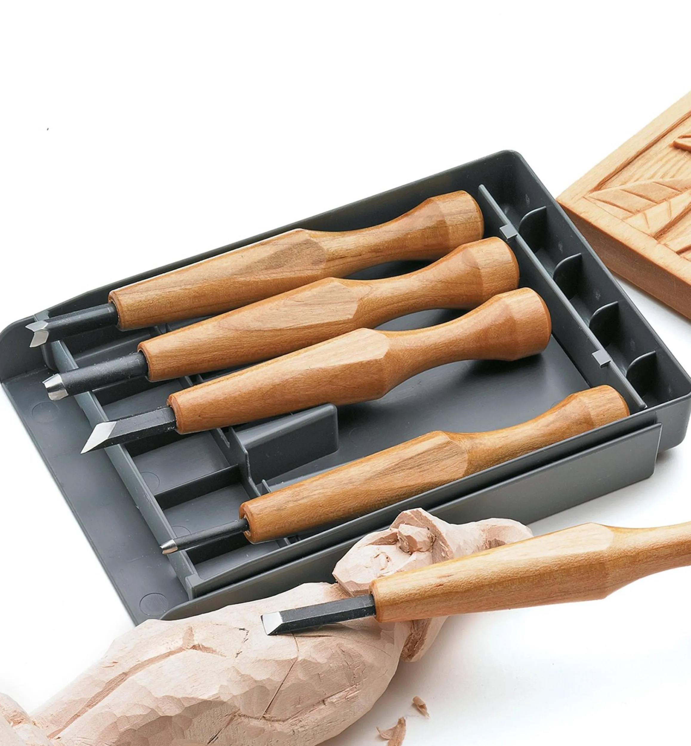 Lee Valley Hand Tools>Set Of 5 Japanese Detail Carving Tools