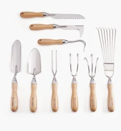 Lee Valley Weeding>Set Of 9 Garden Tools
