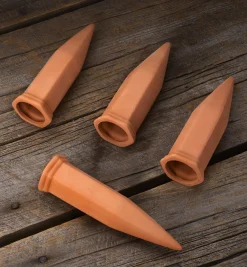 Lee Valley Indoor Gardening>Set Of 4 Terra Cotta Watering Spikes