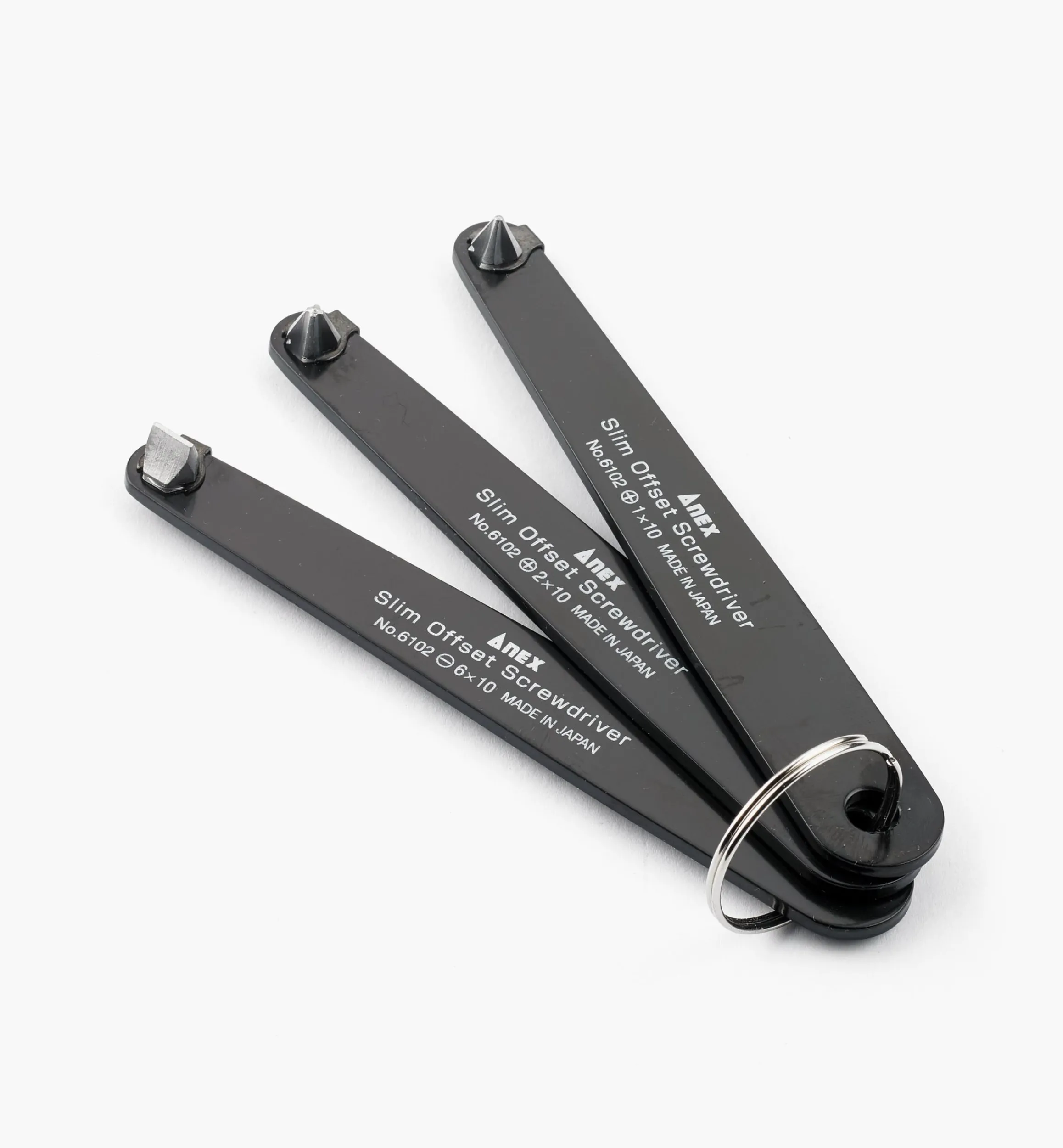 Lee Valley Screwdrivers>Set Of 3 Ultra-Slim Screwdrivers